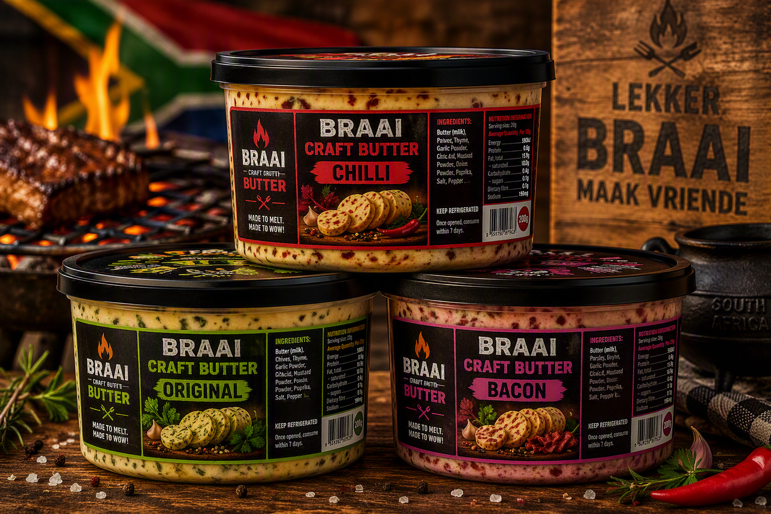 ChilliBoyz Braai Craft Butters